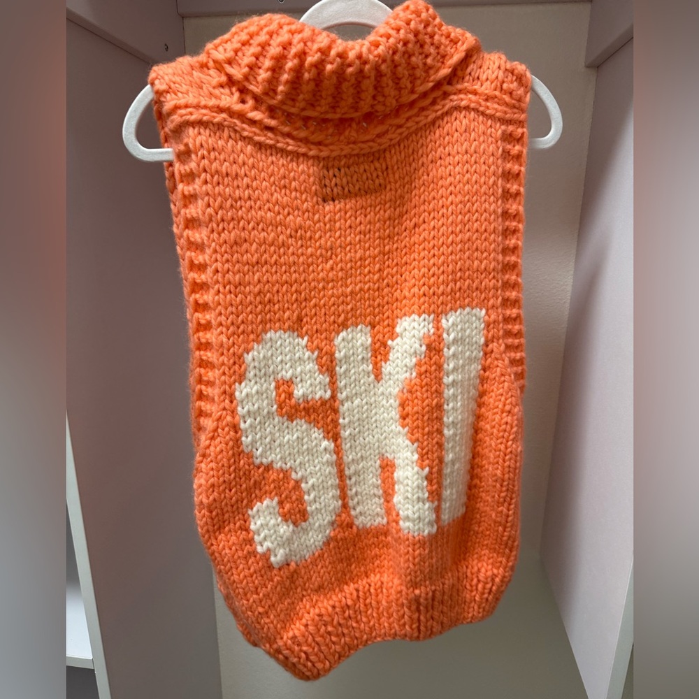 NWT GOGO Ski Sweater Vest and Beanie